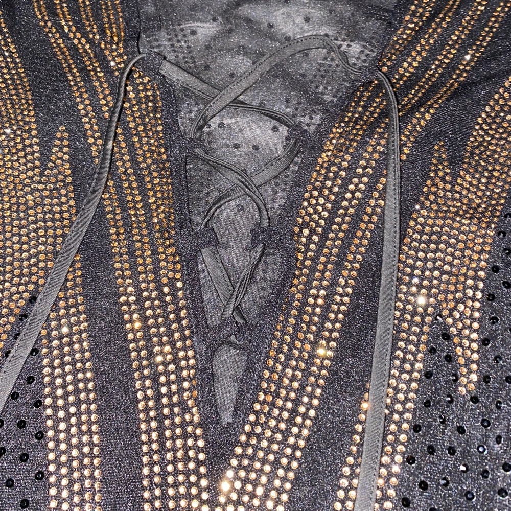 Black gold dress - Picture 7 of 11
